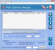 PDF Splitter Software screenshot